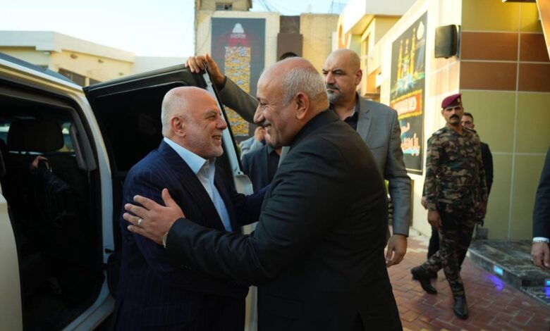 العبادي يشيد بما وجده من اعمار وخدمات في كربلاء