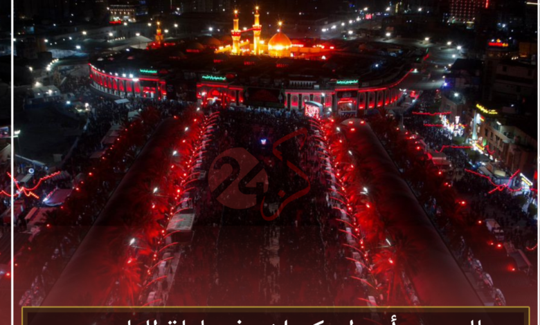 بالصور.. أجواء كربلاء في ليلة التاسع من محرم