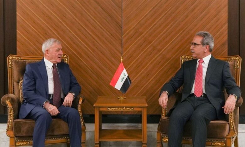 زيدان ورشيد يبحثان الاجراءات القضائية الخاصة بالتجاوز على مؤسسات الدولة