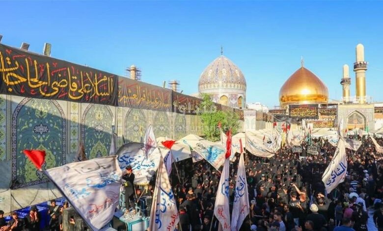 3.5 مليون زائر دخلوا سامراء بذكرى استشهاد الإمام العسكري