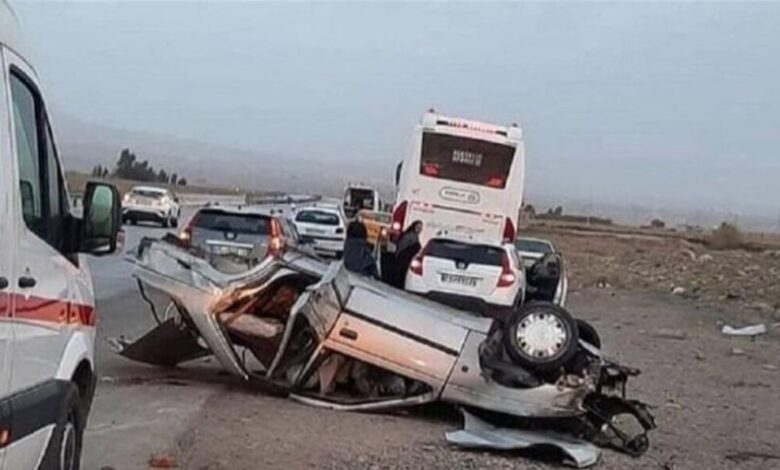 إيران.. مصرع واصابة 25 شخصا بحادث تصادم بين شاحنتين
