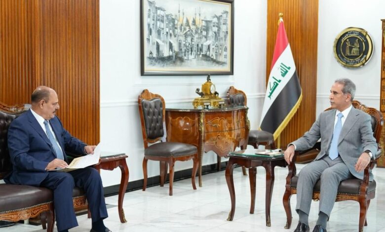 فائق زيدان ومؤيد اللامي يبحثان تعزيز ثقافة حرية التعبير عن الرأي