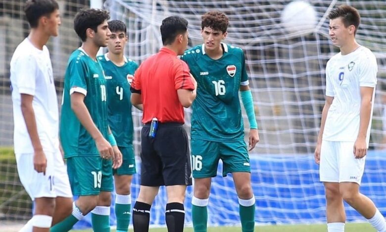 تصفيات كأس آسيا.. منتخب العراق للناشئين يخسر أمام نظيره الأوزبكي