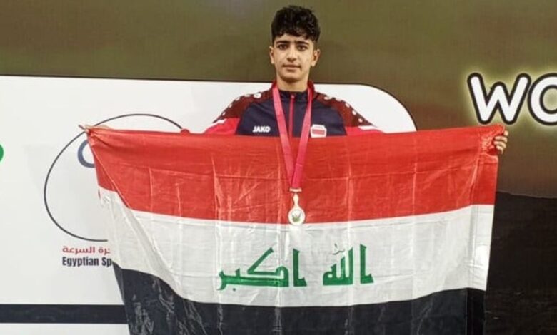 العراق يحرز ميدالية برونزية في بطولة العالم بكرة السرعة