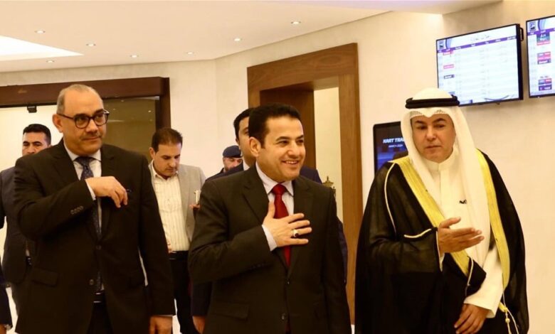 الأعرجي يصل إلى دولة الكويت