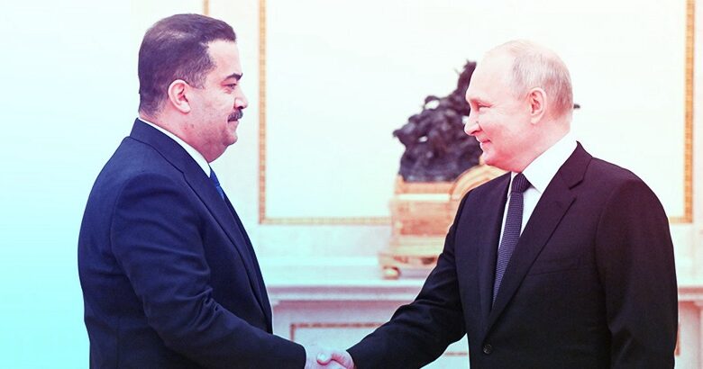 الرئيس الروسي يتصل برئيس الوزراء العراقي