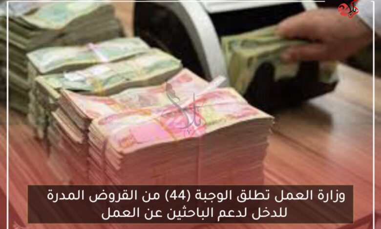 وزارة العمل تطلق الوجبة (44) من القروض المدرة للدخل لدعم الباحثين عن العمل