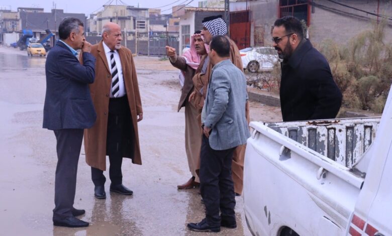 الجمعيات الفلاحية في كربلاء تجري كشف موقعي للمبزل الجنوبي للإطلاع على أعمال التنظيف وفتح الاختناقات