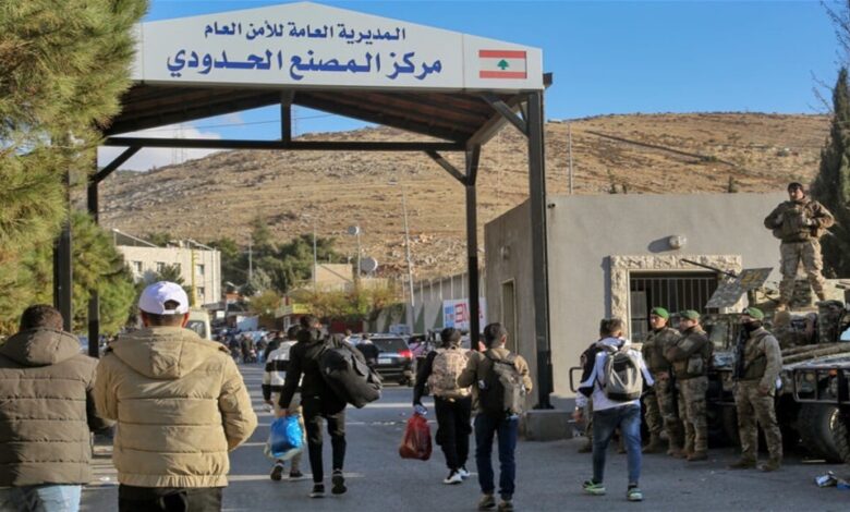 منع دخول اللبنانيين إلى سوريا