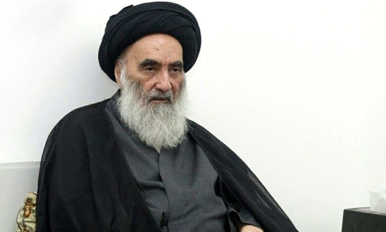 رسالة من السيد السيستاني الى العراقيين