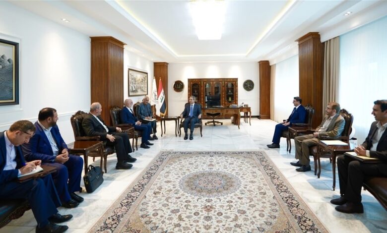 رئيس مجلس القضاء الاعلى يلتقي الوفد القضائي الإيراني