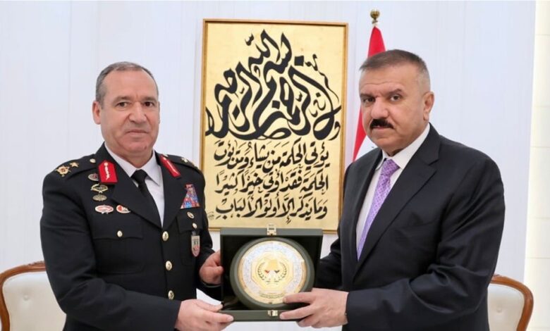 قائد “الجندرما التركية” لوزير الداخلية: استفدنا من الخبرة العالية للضباط العراقيين