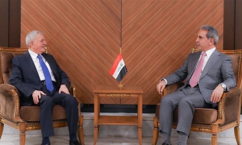 زيدان ورشيد يبحثان عددا من القضايا القانونية المتعلقة بالشأن العام