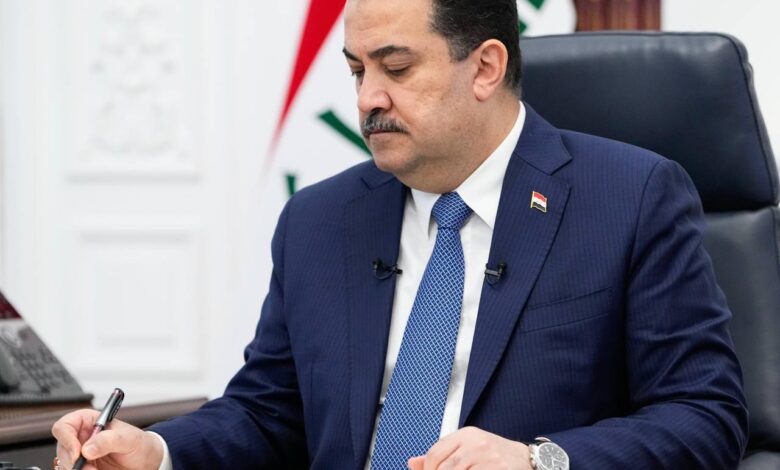 السوداني: هيبة الدولة في حصر السلاح ولا تطبيع مع إسرائيل