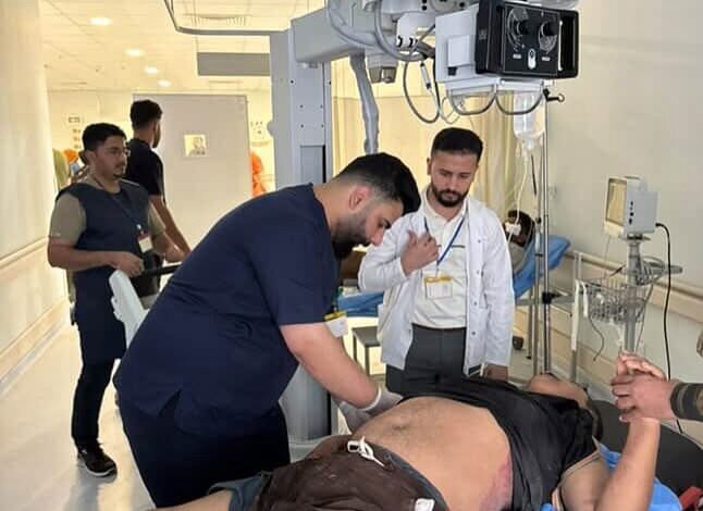 تسجيل إصابة 5 منتسبين بحادث مروري في حديثة