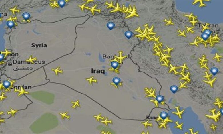 الموقف الحالي لدول المنطقة الخاص بفتح وغلق المجال الجوي