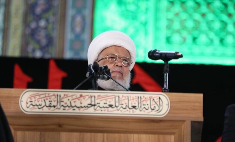 ممثل السيد السيستاني: الشعب العراقي ليس بمنأى عن تداعيات الصراع القائم بالمنطقة