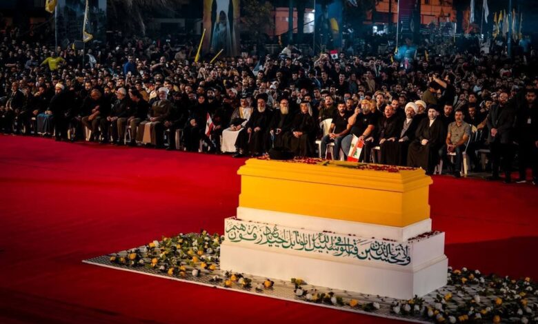 بالصور.. فعاليات الذكرى السنوية الأولى لاستشهاد السيد حسن نصر الله في بغداد