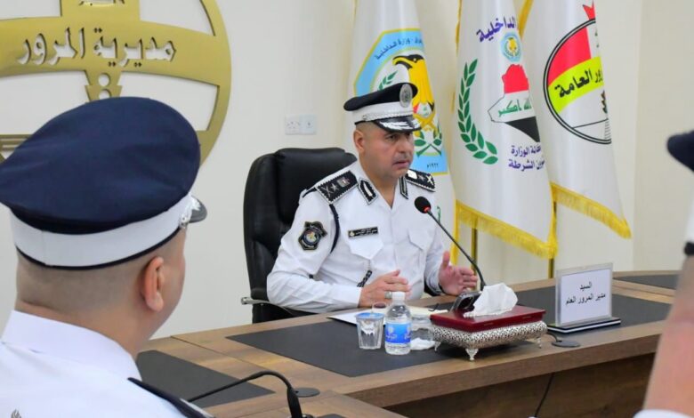 المرور تباشر بتشكيل لجان لدراسة الحركة المرورية في بغداد والمحافظات لتقليل الحوادث