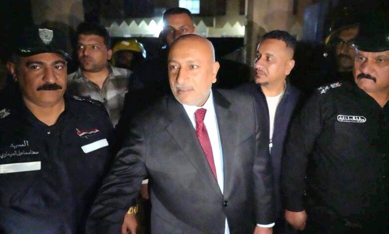 محافظ كربلاء يشرف على إخماد حريق ويؤكد أهمية تعليمات السلامة