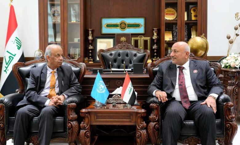 محافظ كربلاء يبحث مع وكيل الأمين العام للأمم المتحدة آفاق التعاون المشترك