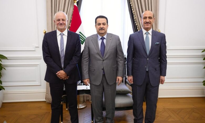 رئيس الوزراء يوجّه بتخصيص طائرة خاصة للمنتخب وتذليل العقبات لدعم البعثة العراقية