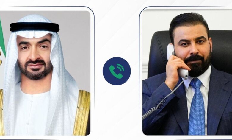 رئيس الوزراء المكلف ورئيس الإمارات يؤكدان أهمية تعزيز التعاون المشترك في مختلف المجالات